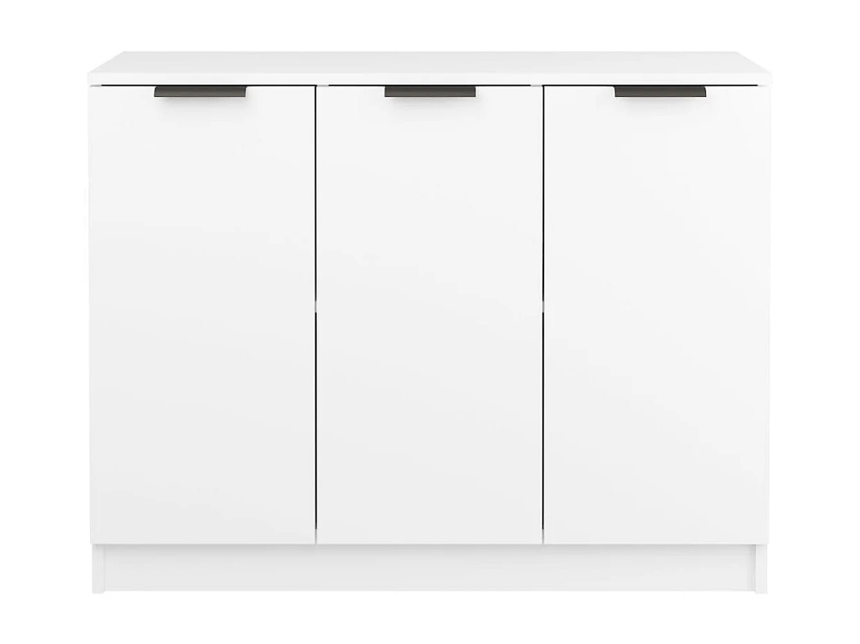 Buffet Blanc 90,5x30x70 cm Bois d'ingénierie EGER62451