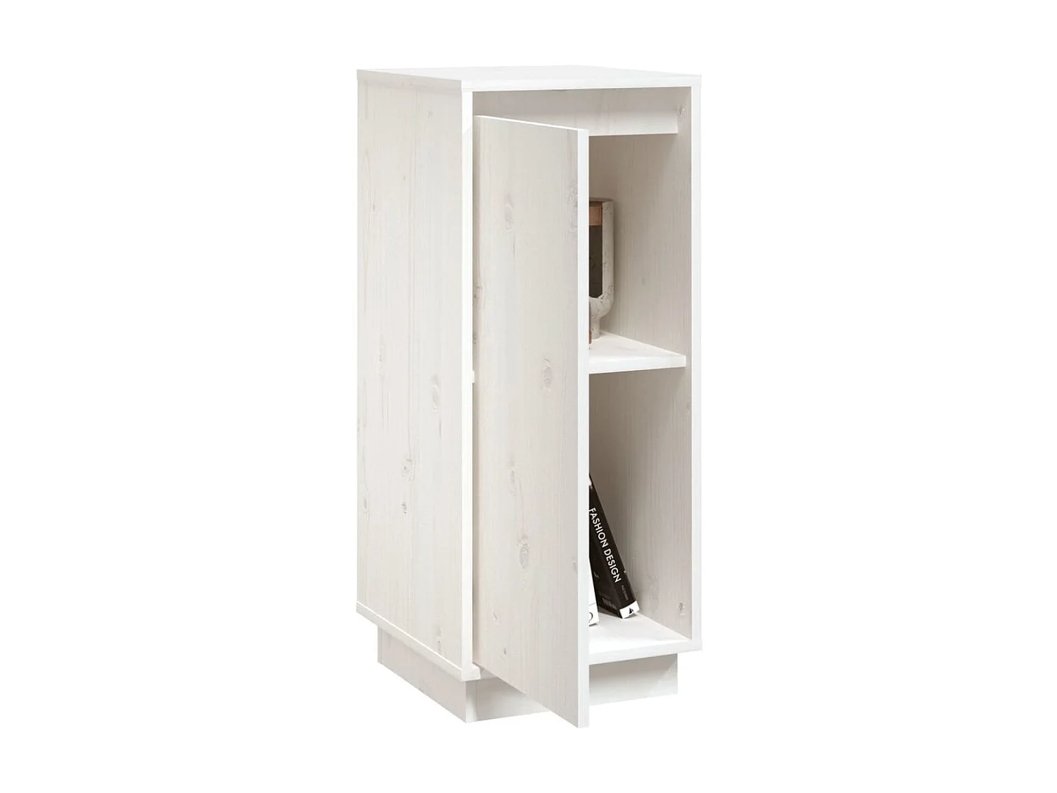 Aparadores 2 pcs 31,5x34x75 cm madeira de pinho maciça branco PT546625