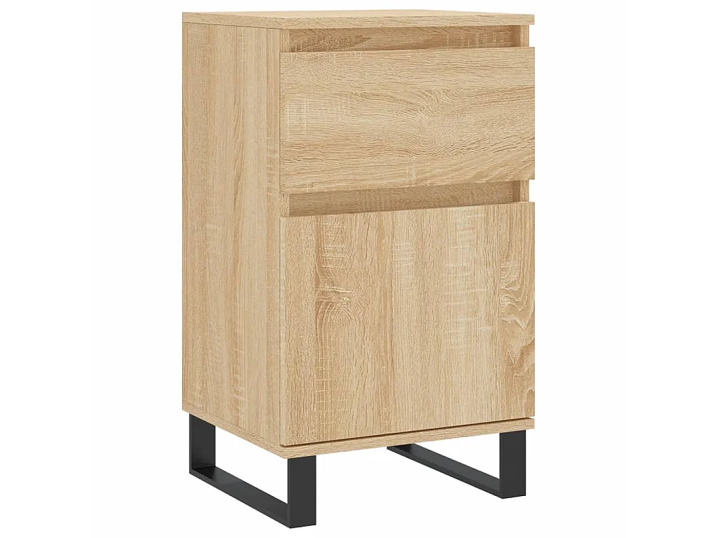 Buffet chêne sonoma 40x35x70 cm bois d'ingénierie QWE56577