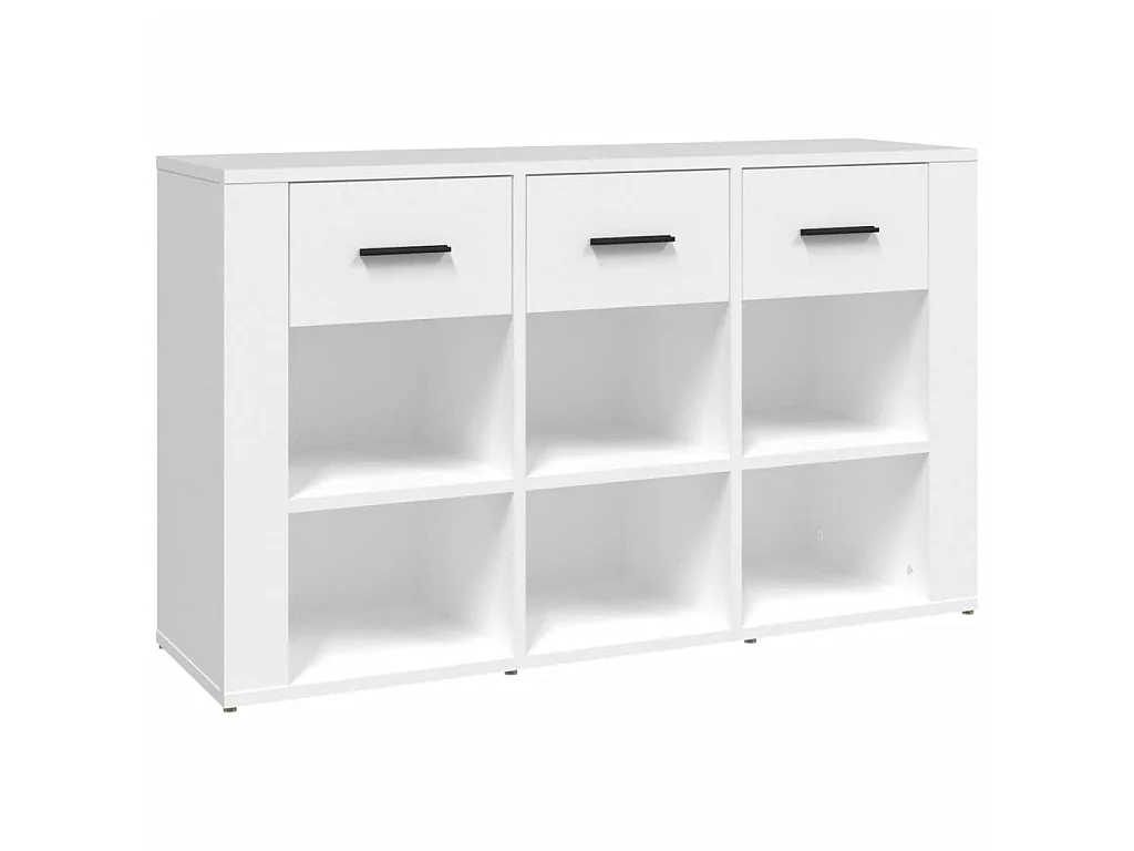 Buffet Blanc 100x30x59,5 cm Bois d'ingénierie QWE47783