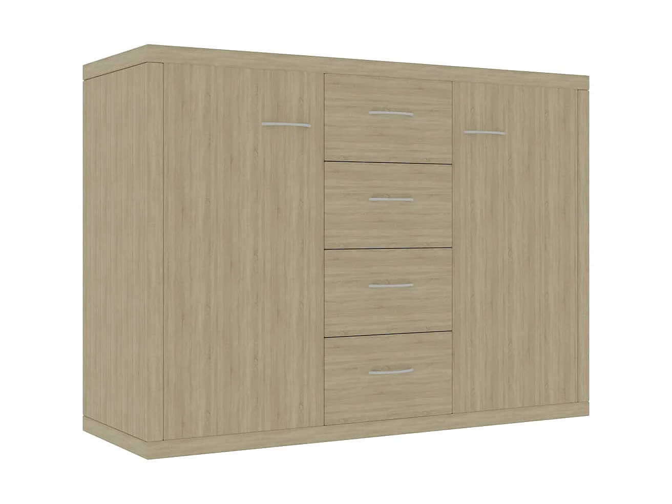 Buffet Chêne sonoma 88x30x65 cm Aggloméré EGER47943