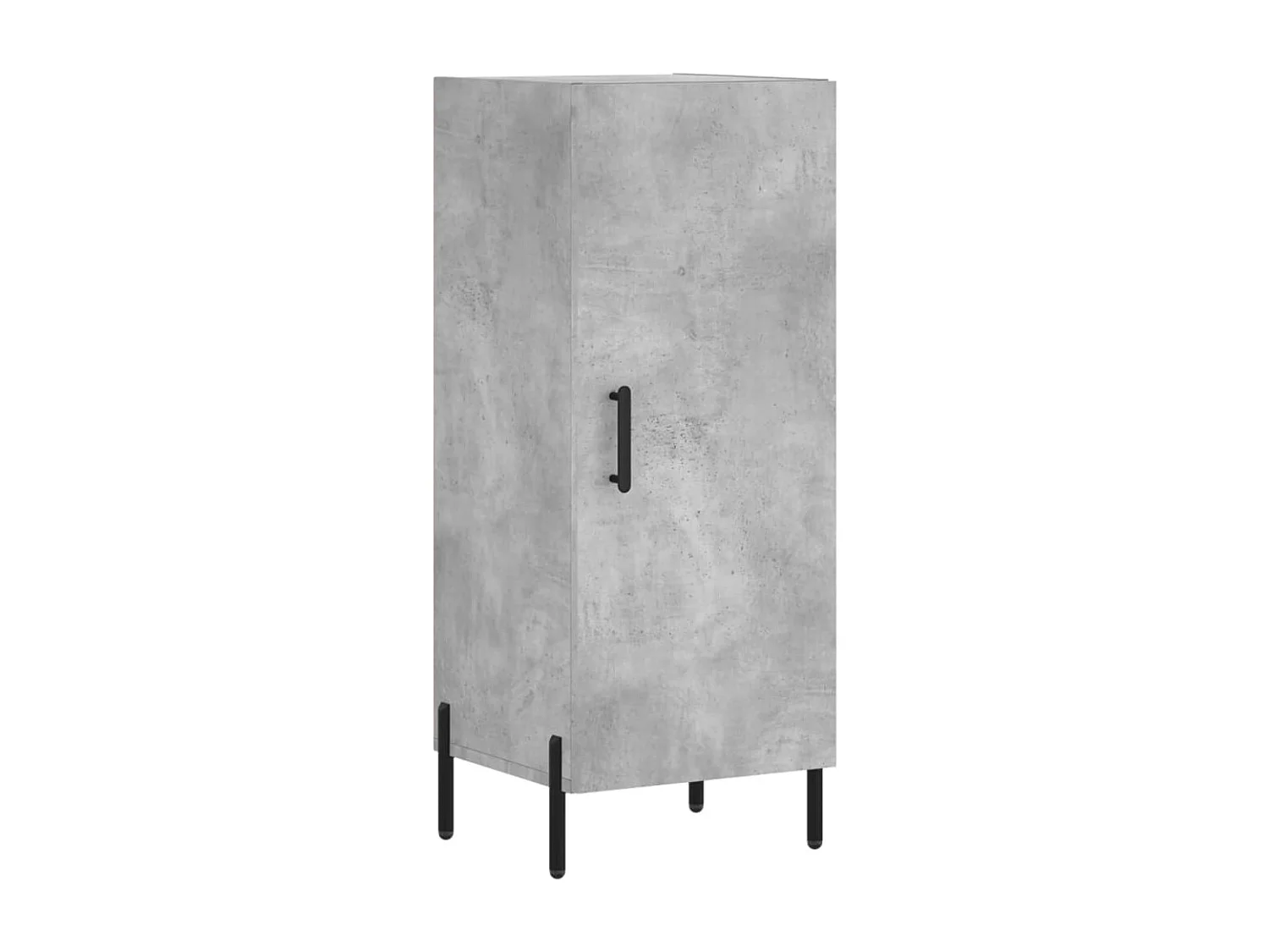 Buffet Gris béton 34,5x34x90 cm Bois d'ingénierie QWE91077