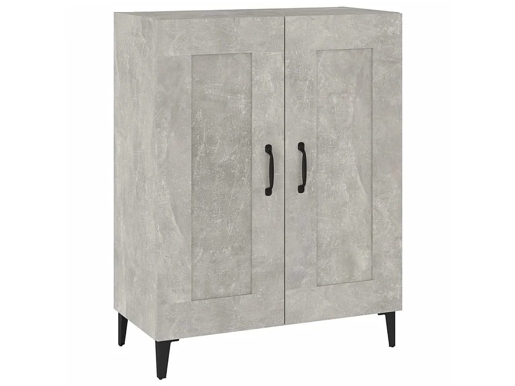 Buffet Gris béton 69,5x34x90 cm Bois d'ingénierie EGER21474
