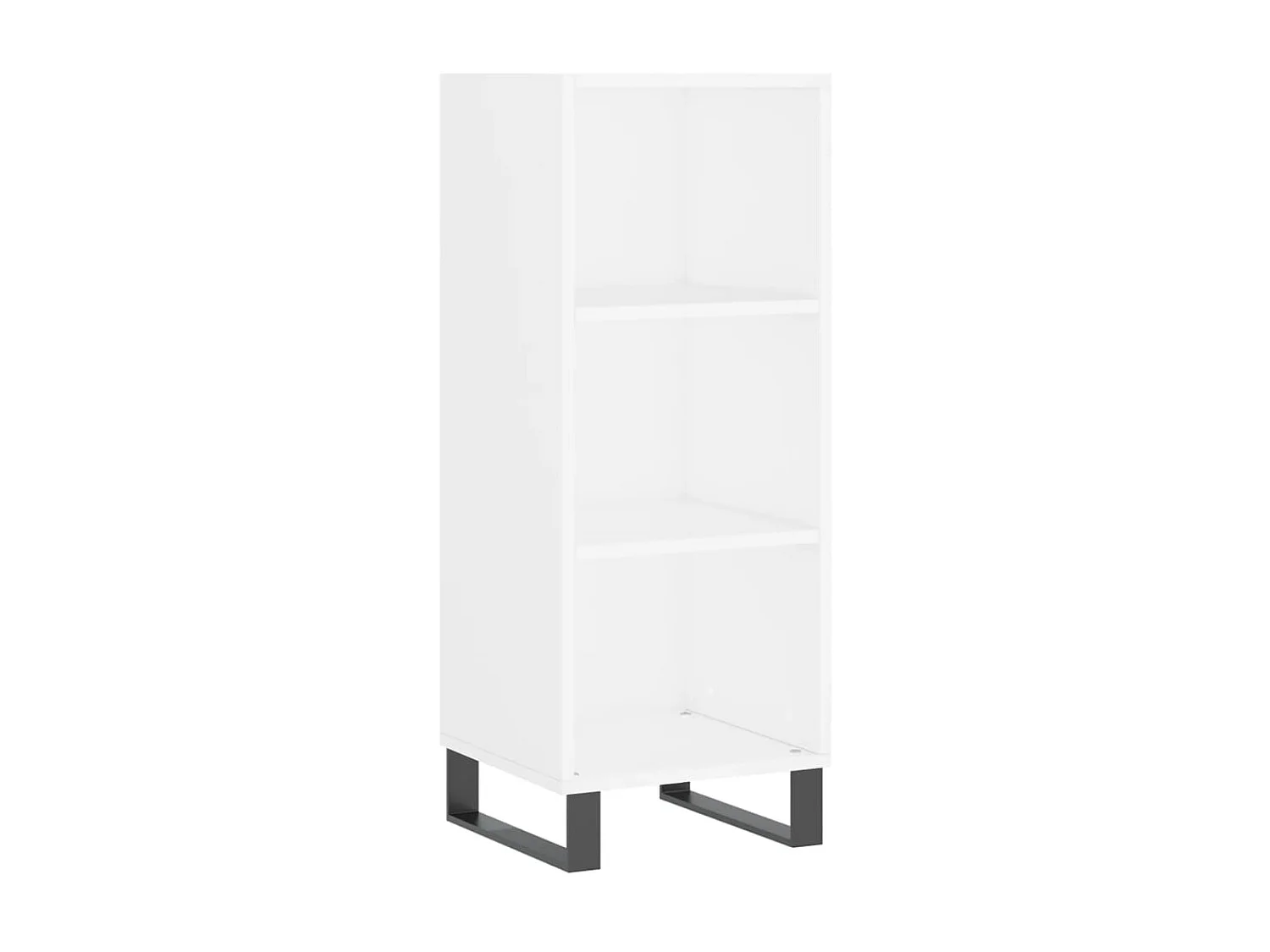 Buffet blanc 34,5x32,5x90 cm bois d'ingénierie QWE54705