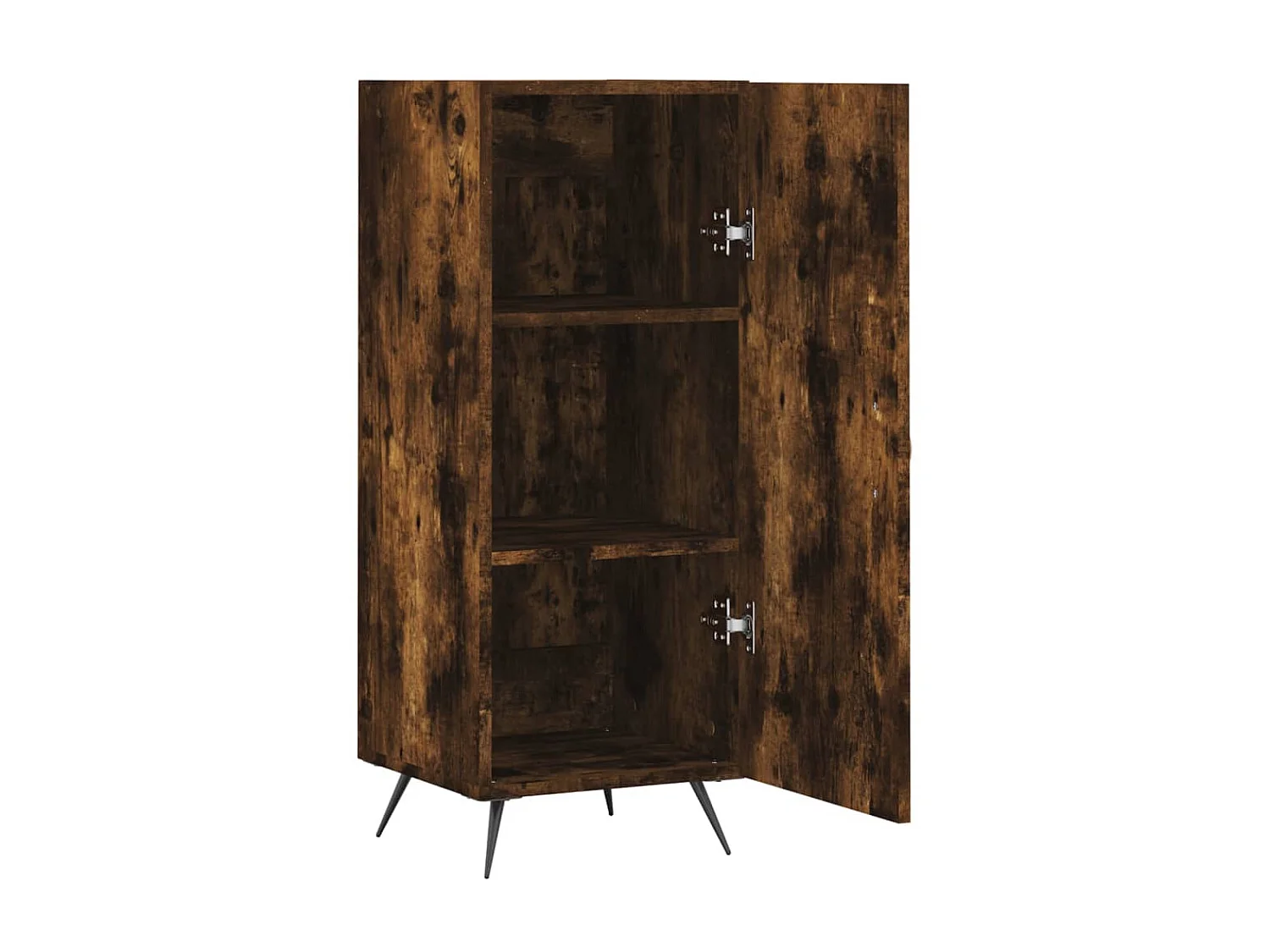 Buffet Chêne fumé 34,5x34x90 cm Bois d'ingénierie QWE66520