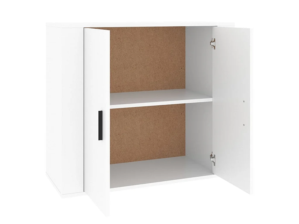 Buffet Blanc 80x33x70 cm Bois d'ingénierie EGER11268