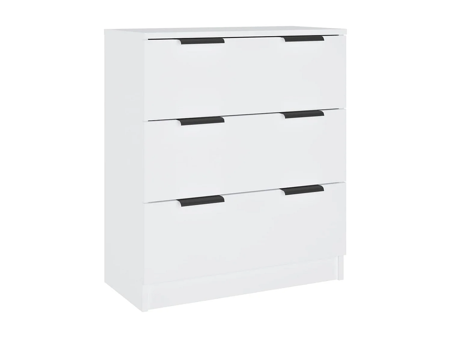 Buffets 3 pcs Blanc Bois d'ingénierie EGER33578