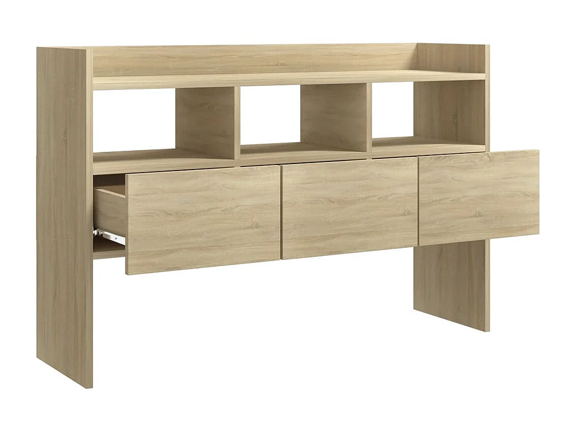 Buffet Chêne sonoma 105x30x70 cm Aggloméré QWE79779