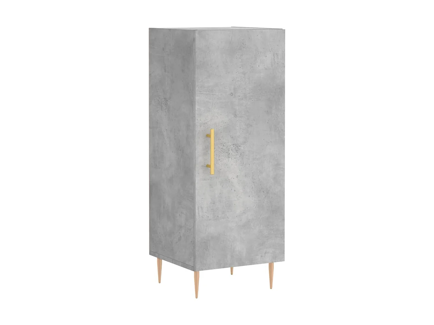 Buffet Gris béton 34,5x34x90 cm Bois d'ingénierie QWE33878