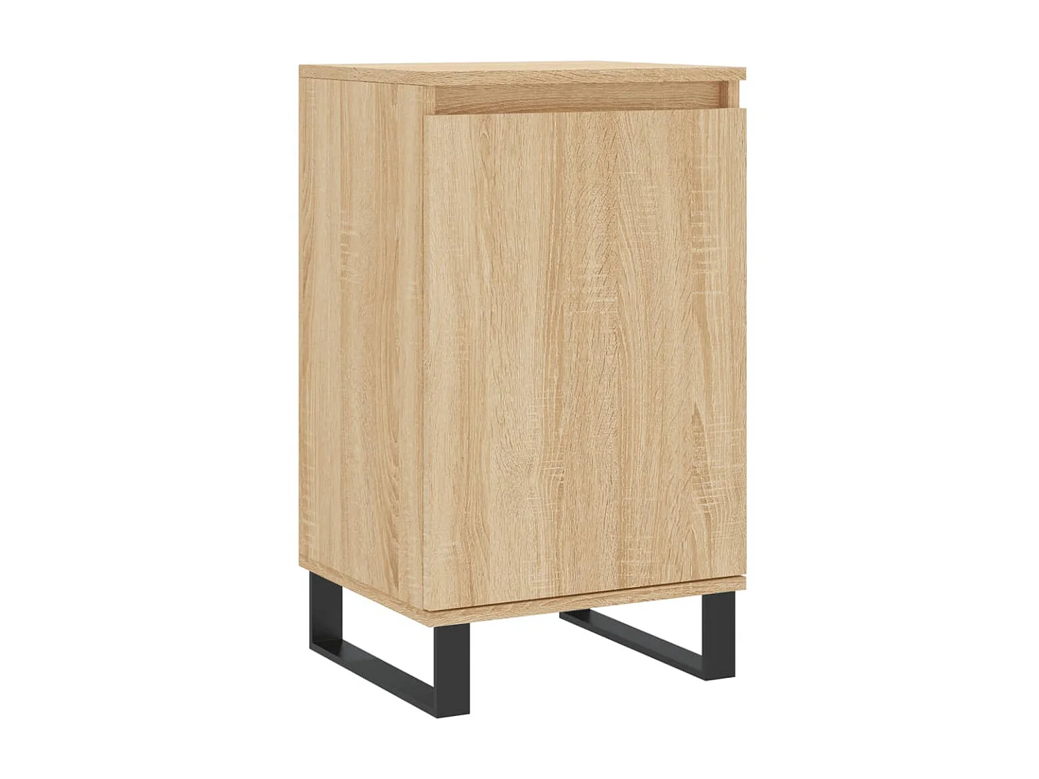 lot de 2 Buffets chêne sonoma 40x35x70 cm bois d'ingénierie QWE83798