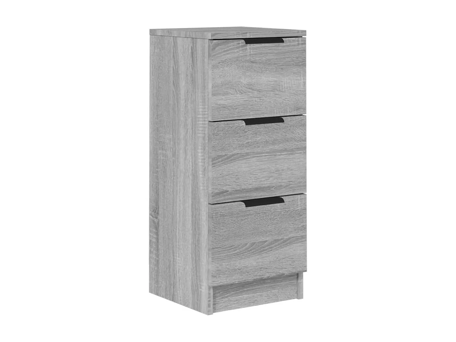 Buffet Sonoma gris 30x30x70 cm Bois d'ingénierie EGER97405