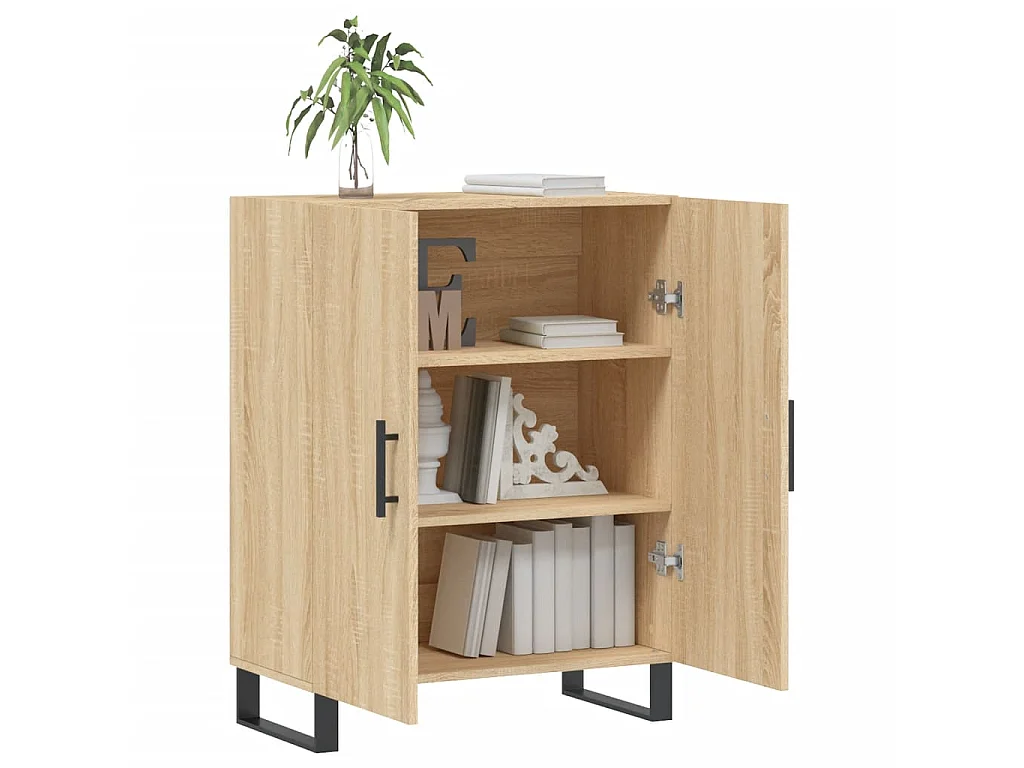 Aparador 69,5x34x90 cm derivados de madeira carvalho sonoma PT679237