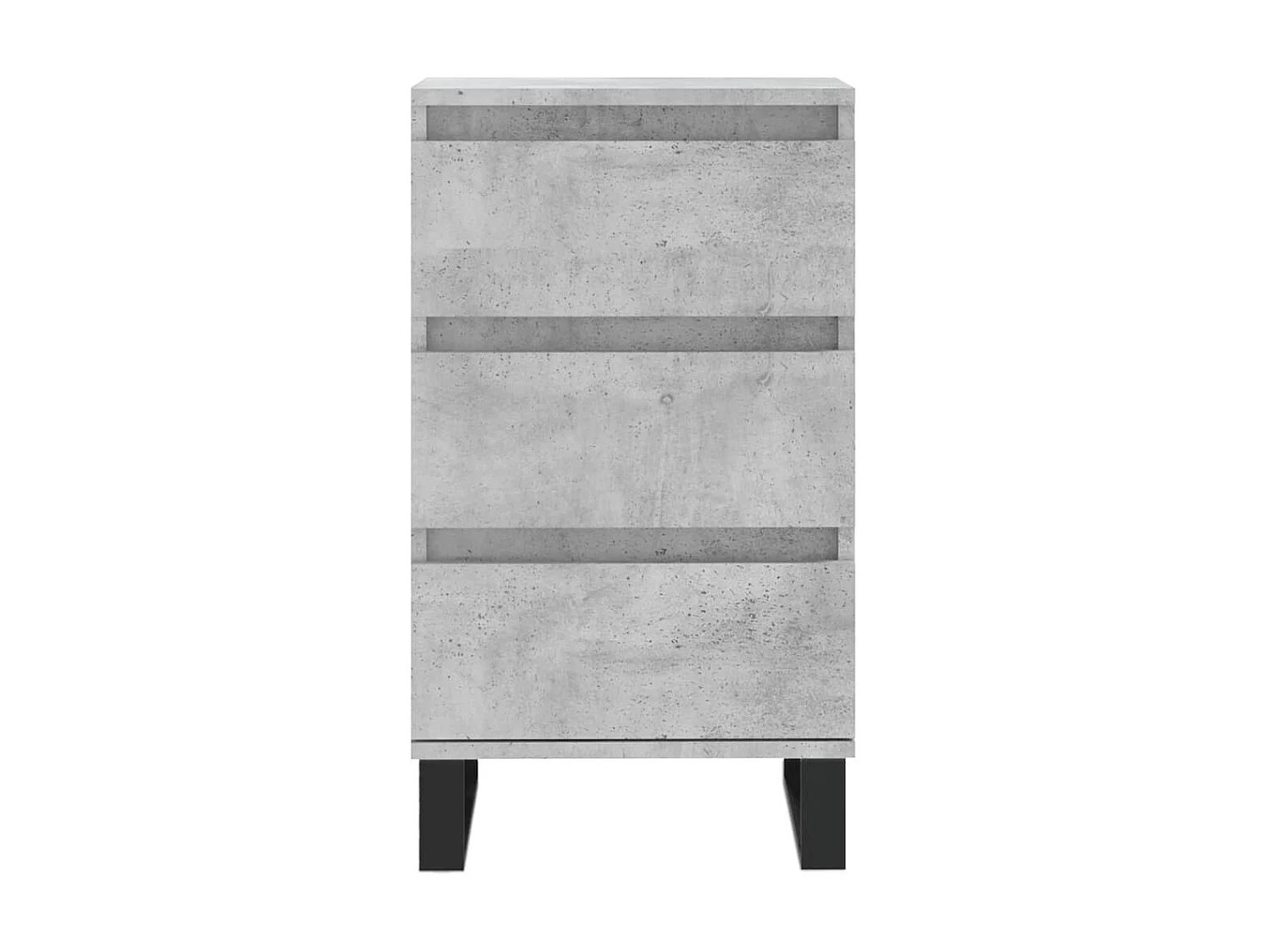 Dressoir 40x35x70 cm bewerkt hout betongrijs NL748595