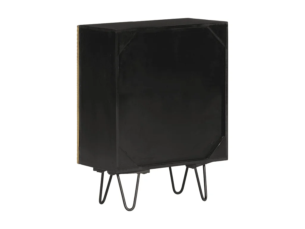 Aparador de madera maciza de mango 55x30x75 cm ES98175