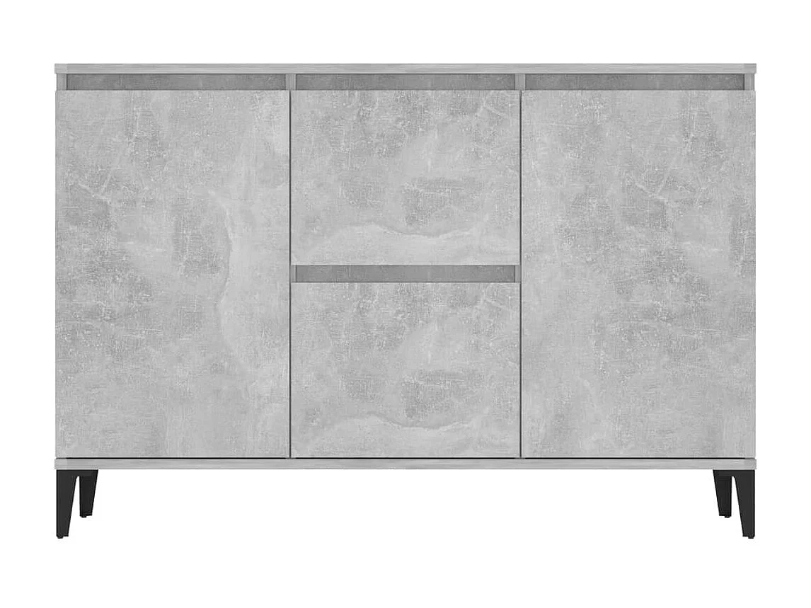 Aparador 104x35x70 cm derivados de madeira cinza cimento PT350757
