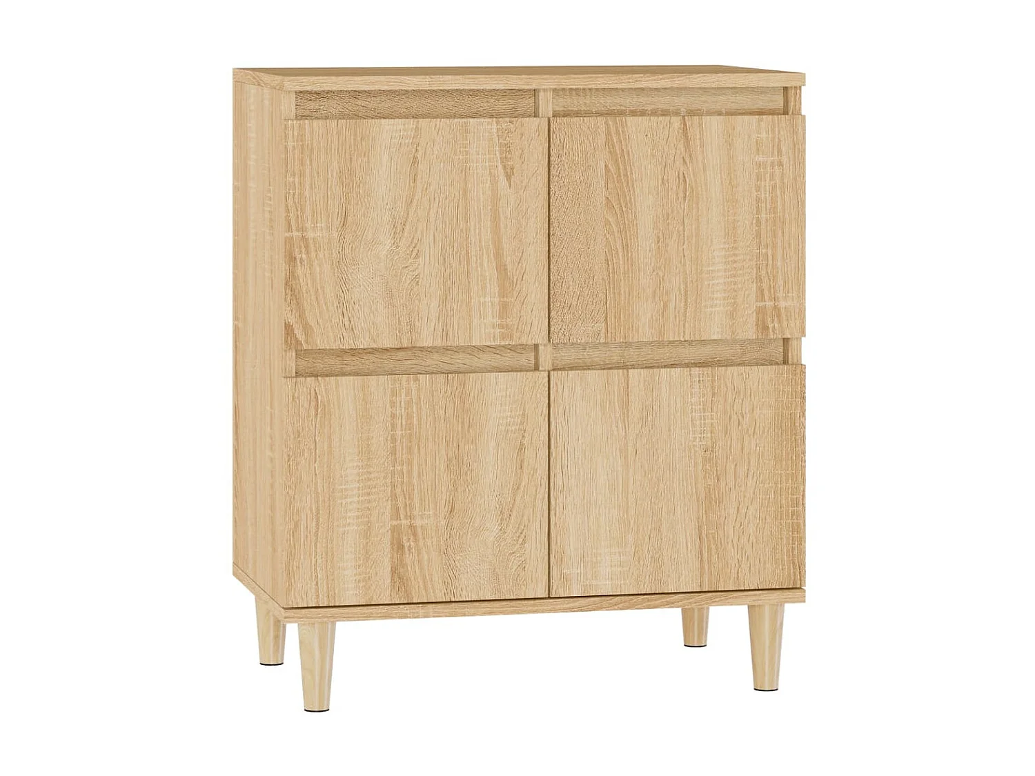 Aparador de madera contrachapada roble Sonoma 60x35x70 cm ES73676