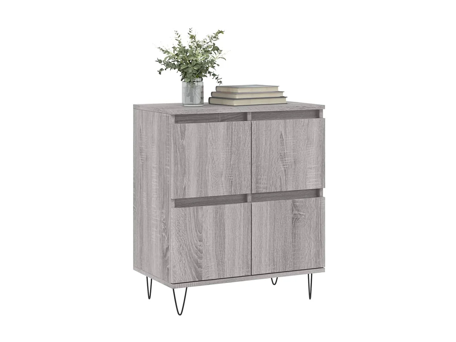 Buffet Sonoma gris 60x35x70 cm Bois d'ingénierie QWE14413