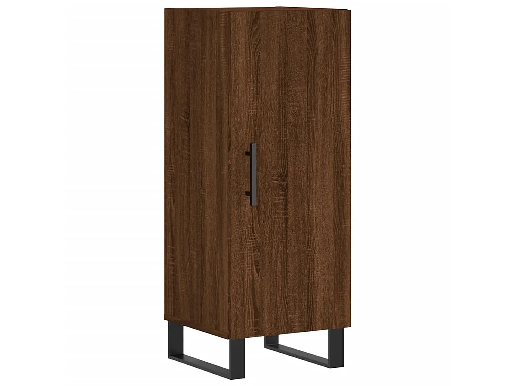 Buffet Chêne marron 34,5x34x90 cm Bois d'ingénierie QWE42157