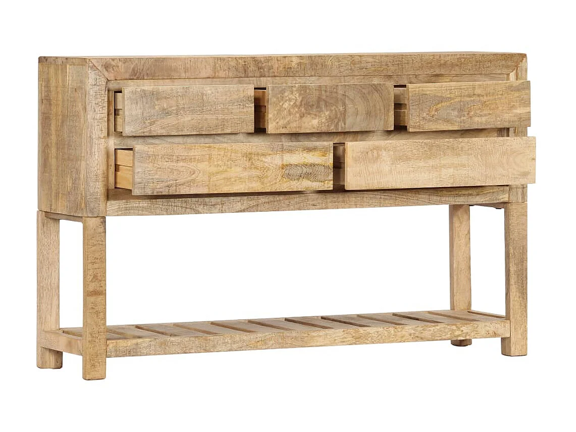 Aparador 120x30x75 cm madera maciza de mango ES11182