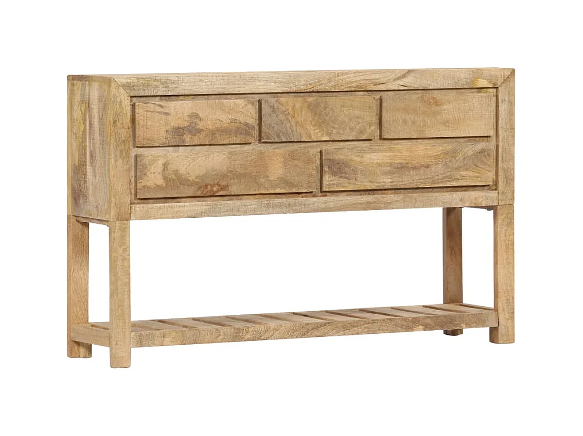 Buffet 120 x 30 x 75 cm Bois de manguier massif EGER14821