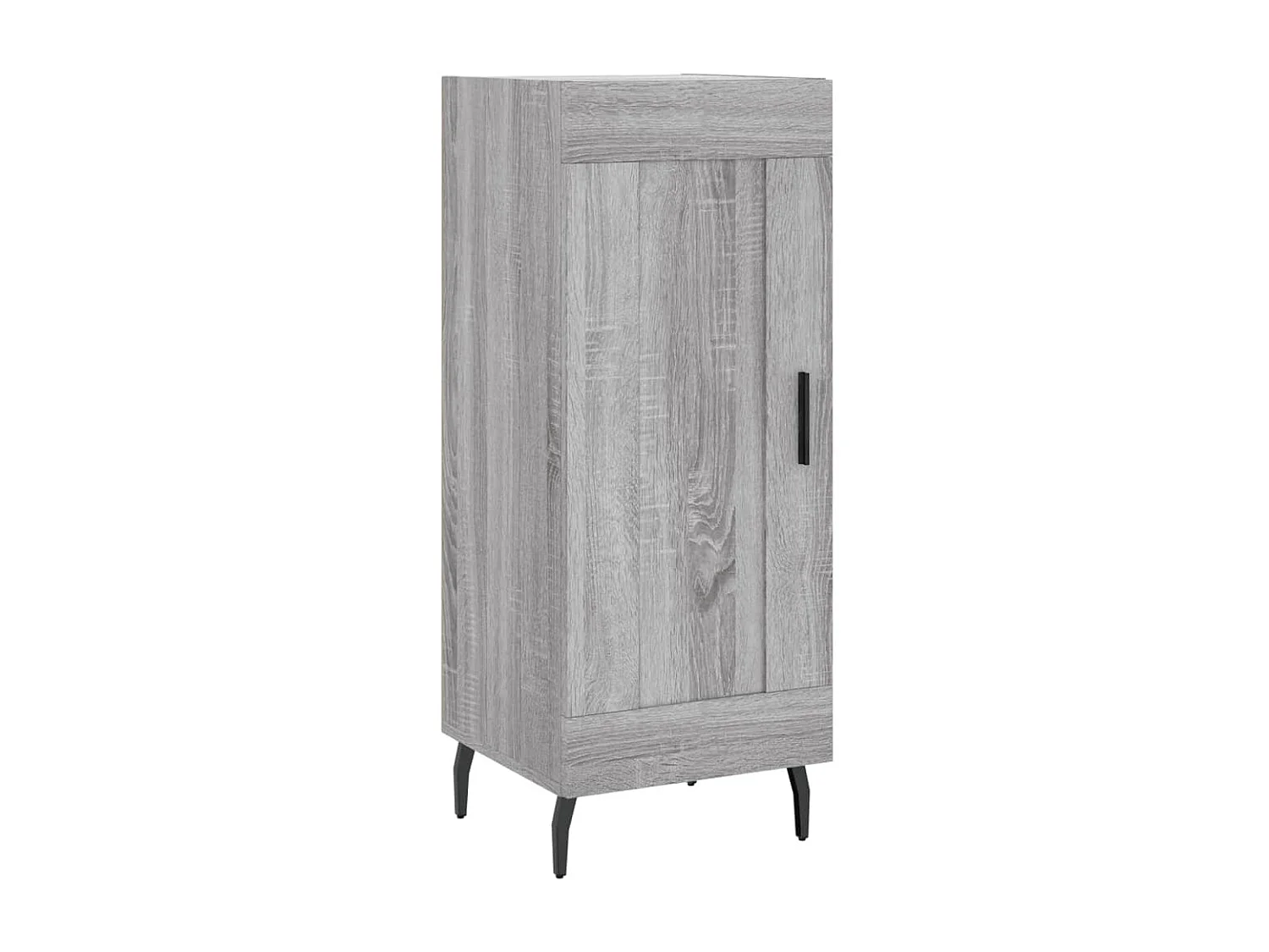 Buffet haut Sonoma gris 34,5x34x180 cm Bois d'ingénierie QWE21977