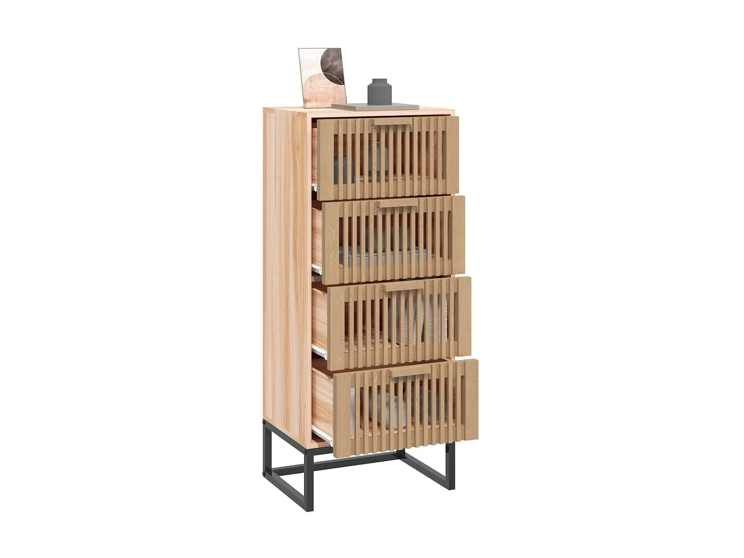 Buffet haut 40x30x95 cm bois d'ingénierie EGER60773