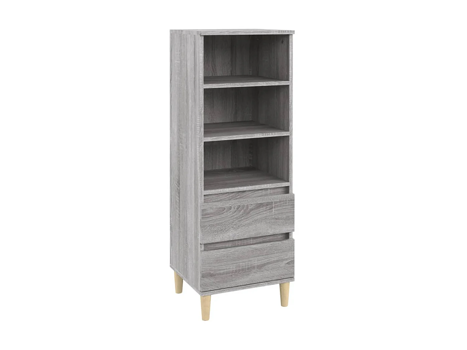 Buffet haut Sonoma gris 40x36x110 cm Bois d'ingénierie EGER39730