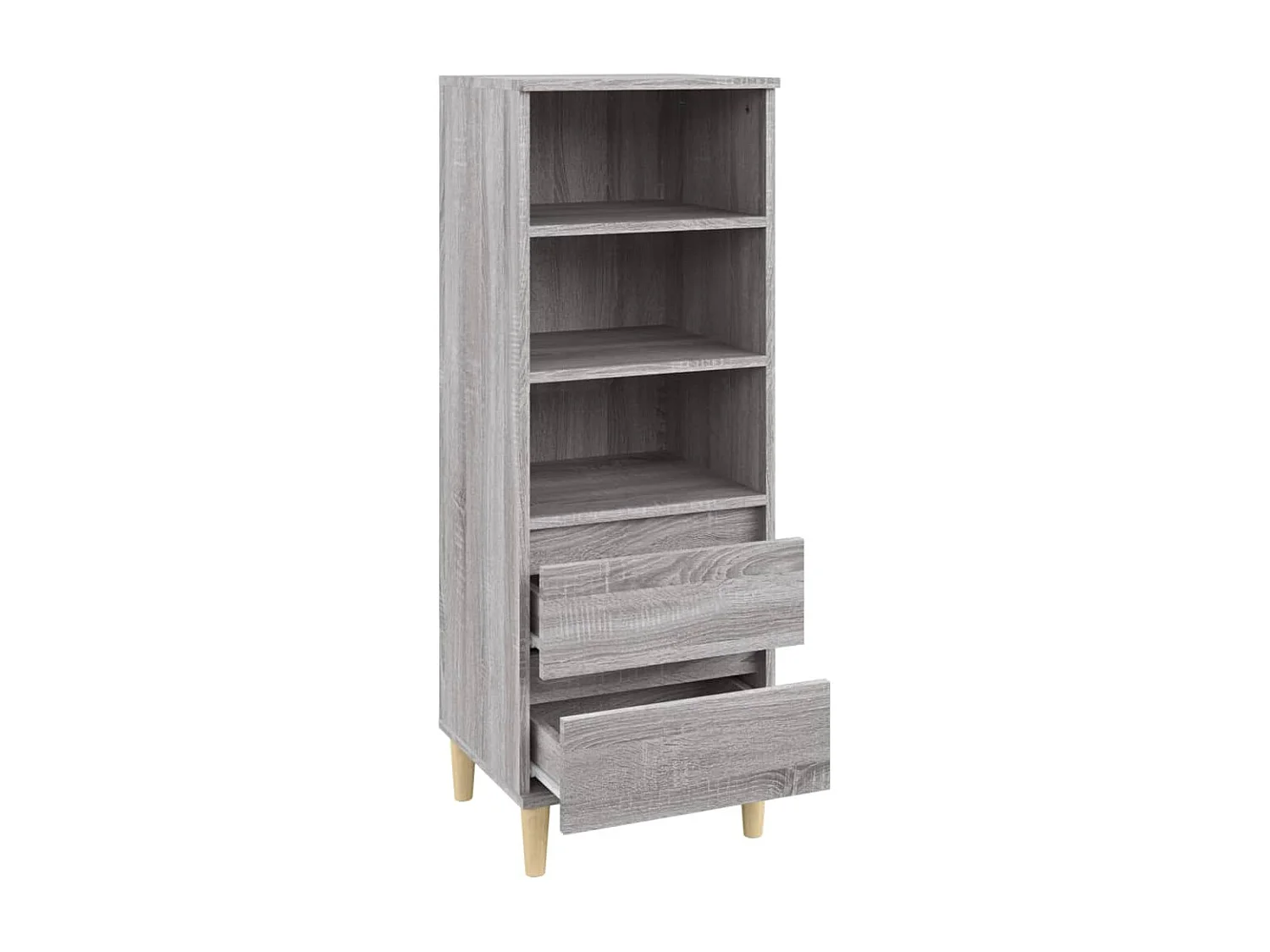 Buffet haut Sonoma gris 40x36x110 cm Bois d'ingénierie EGER39730