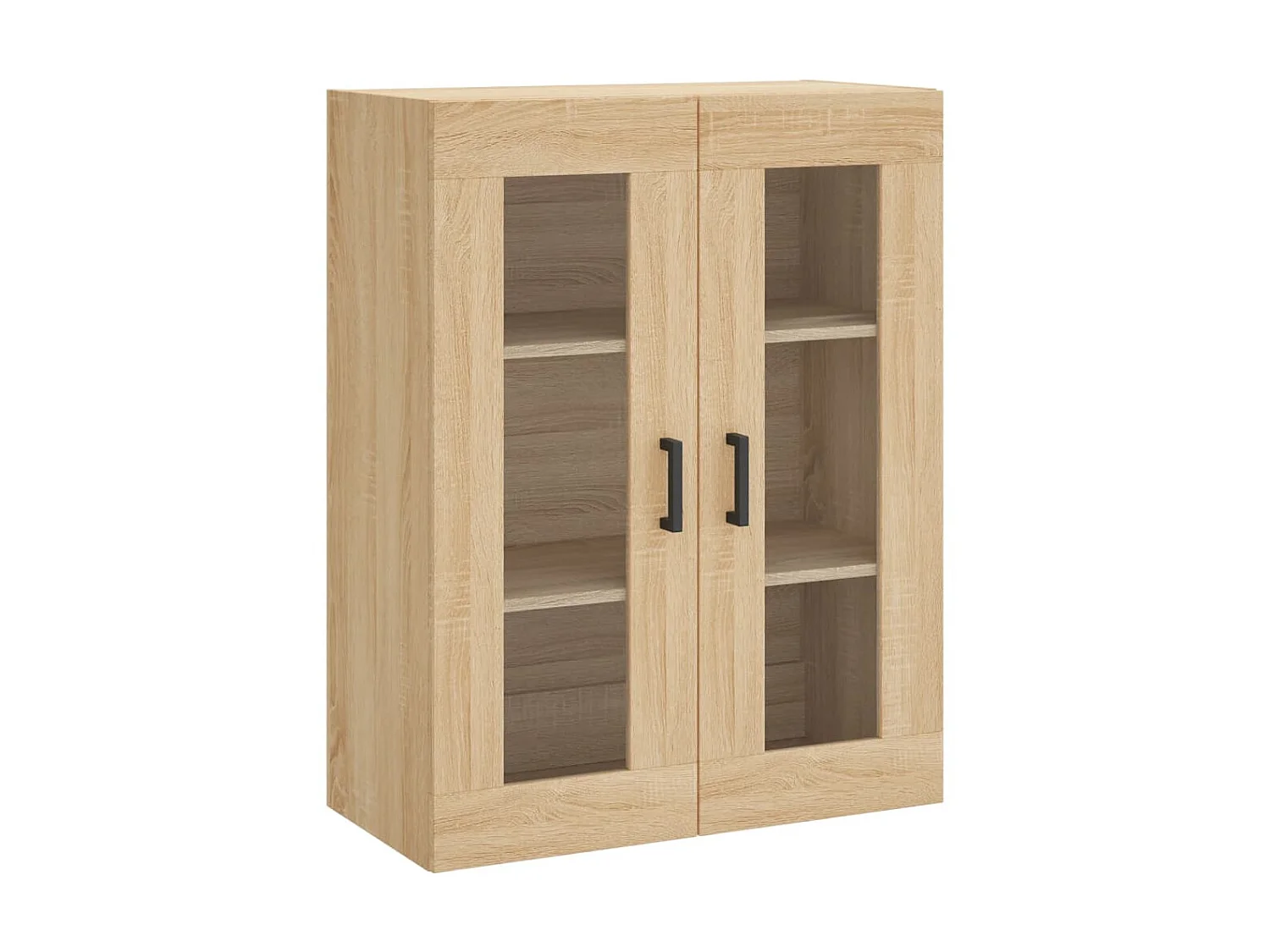 Highboard,Kommode Sonoma-Eiche 69,5x34x180 cm Holzwerkstoff -gkd584586