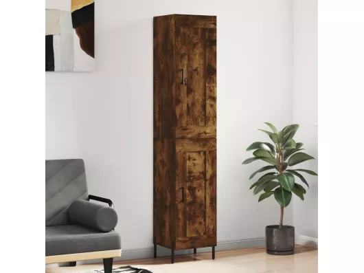 Kauf Unique Highboard,Kommode Räuchereiche 34,5x34x180 cm Holzwerkstoff -gkd242000