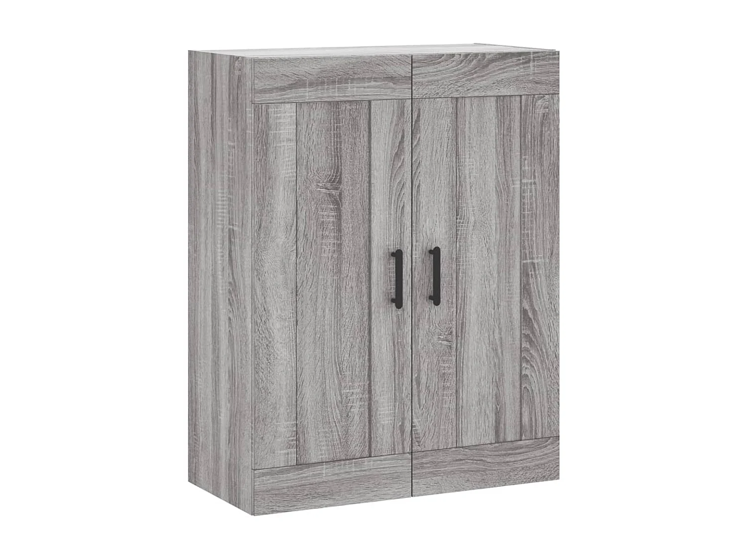 Highboard,Kommode Grau Sonoma 69,5x34x180 cm Holzwerkstoff -gkd324684