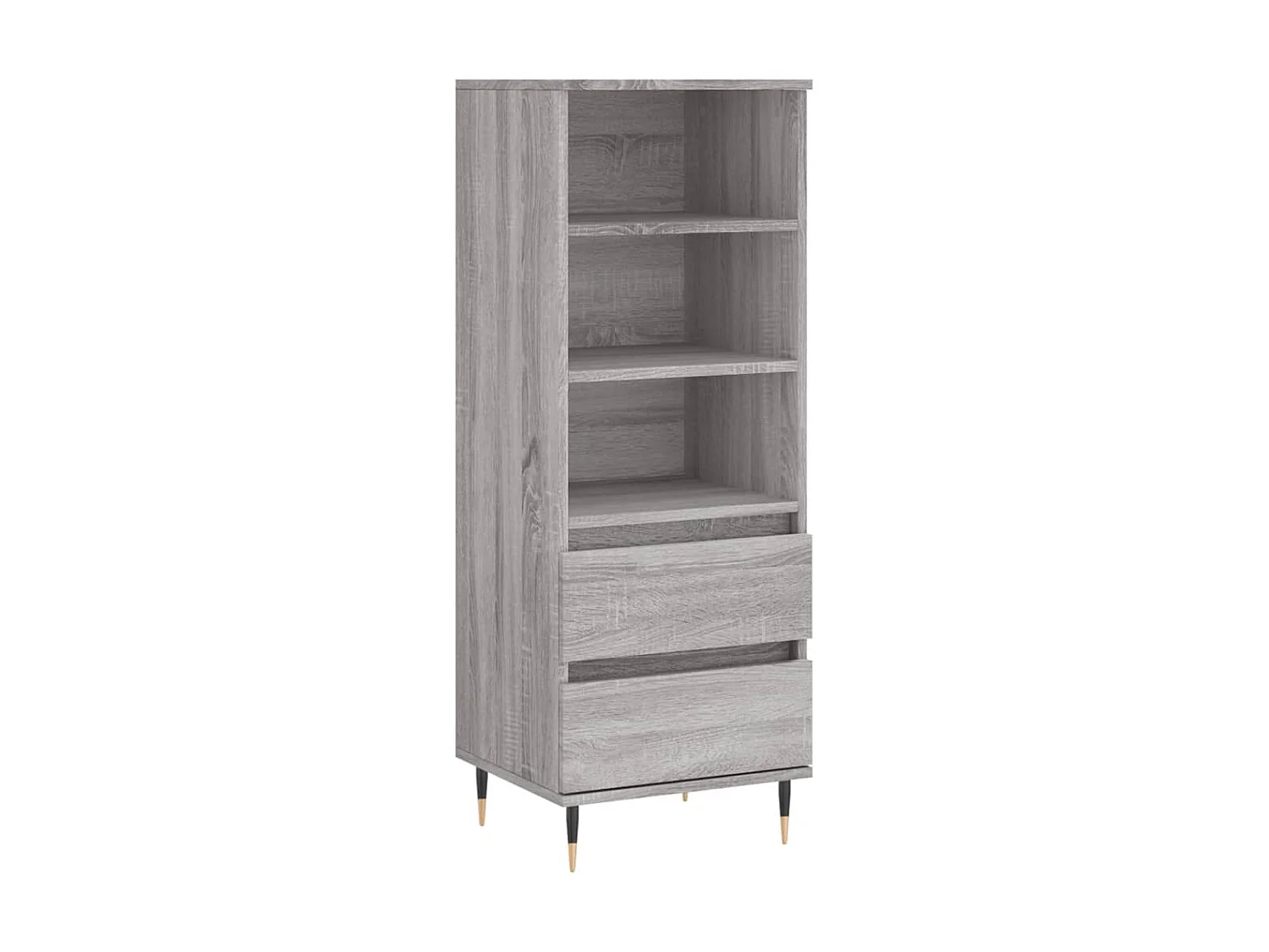 Buffet haut Sonoma gris 40x36x110 cm Bois d'ingénierie LSF2091