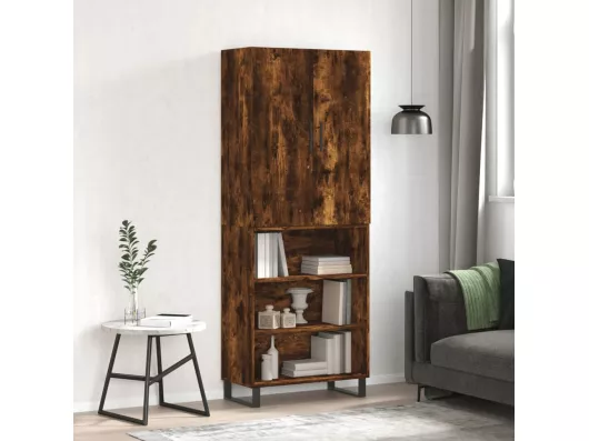 Kauf Unique Highboard,Kommode Räuchereiche 69,5x34x180 cm Holzwerkstoff -gkd807993