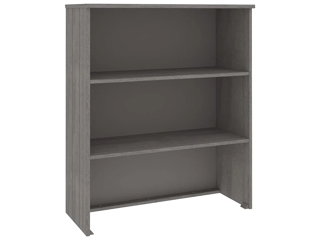 Highboard,Kommode-Oberteil HAMAR Hellgrau 85x35x100 cm Massivholz -gkd490988