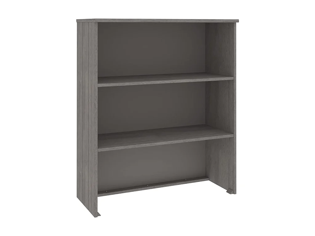 Dessus de buffet HAMAR Blanc 85x35x100 cm Bois de pin massif EGER94206 BonneVie Meuble