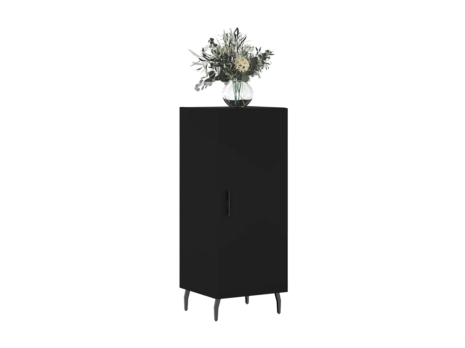Buffet Noir 34,5x34x90 cm Bois d'ingénierie QWE39077