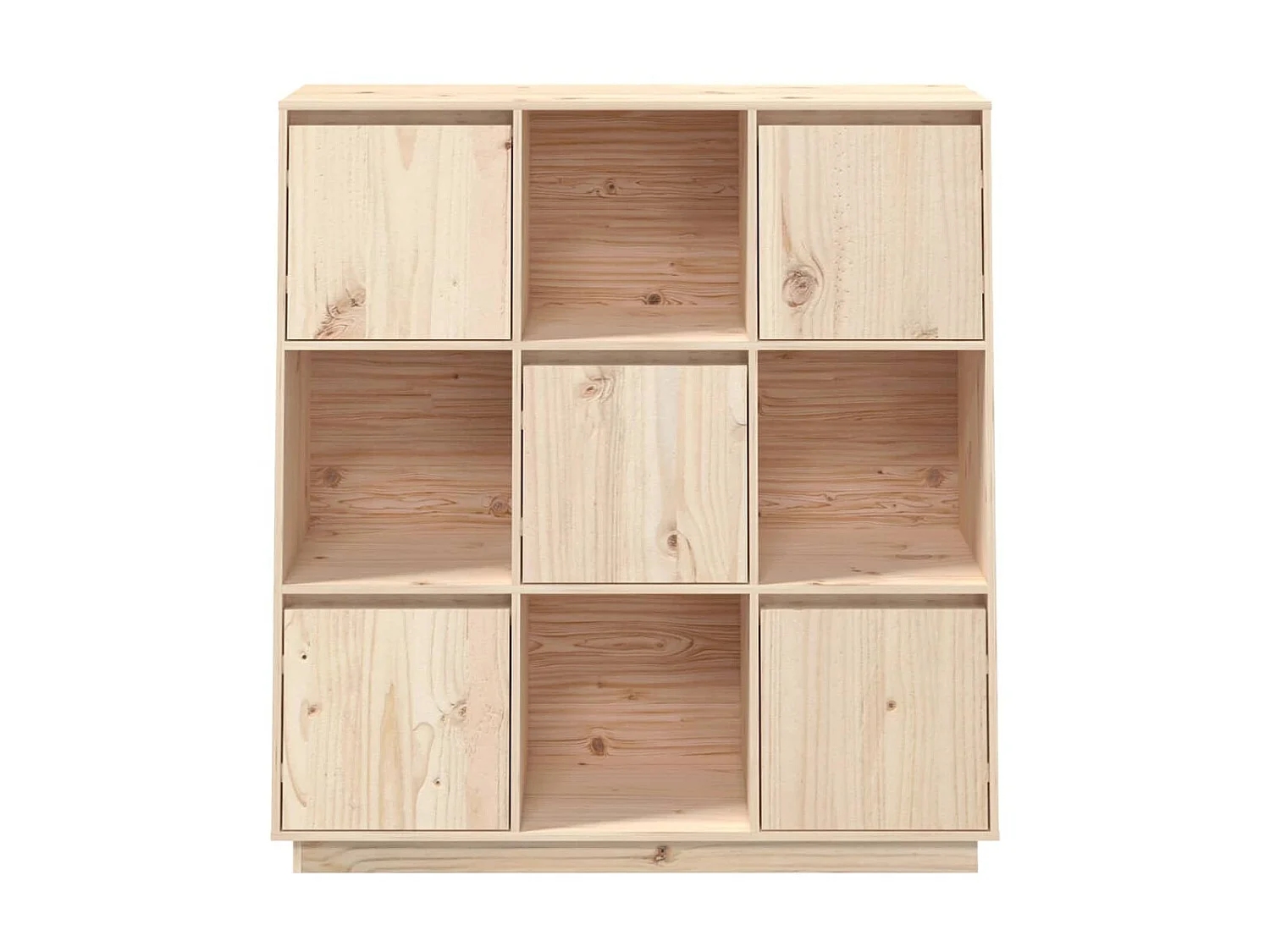 Hoge kast 110,5x35x117 cm massief grenenhout NL361471