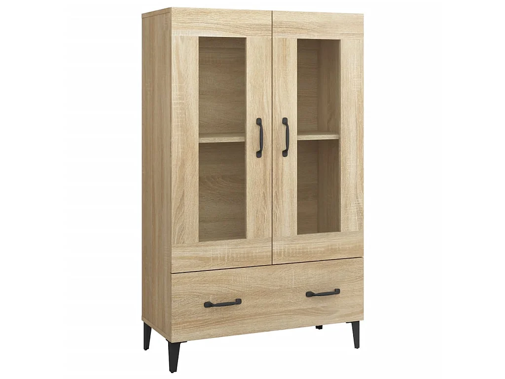 Buffet haut Chêne sonoma 70x31x115 cm Bois d'ingénierie EGER53994