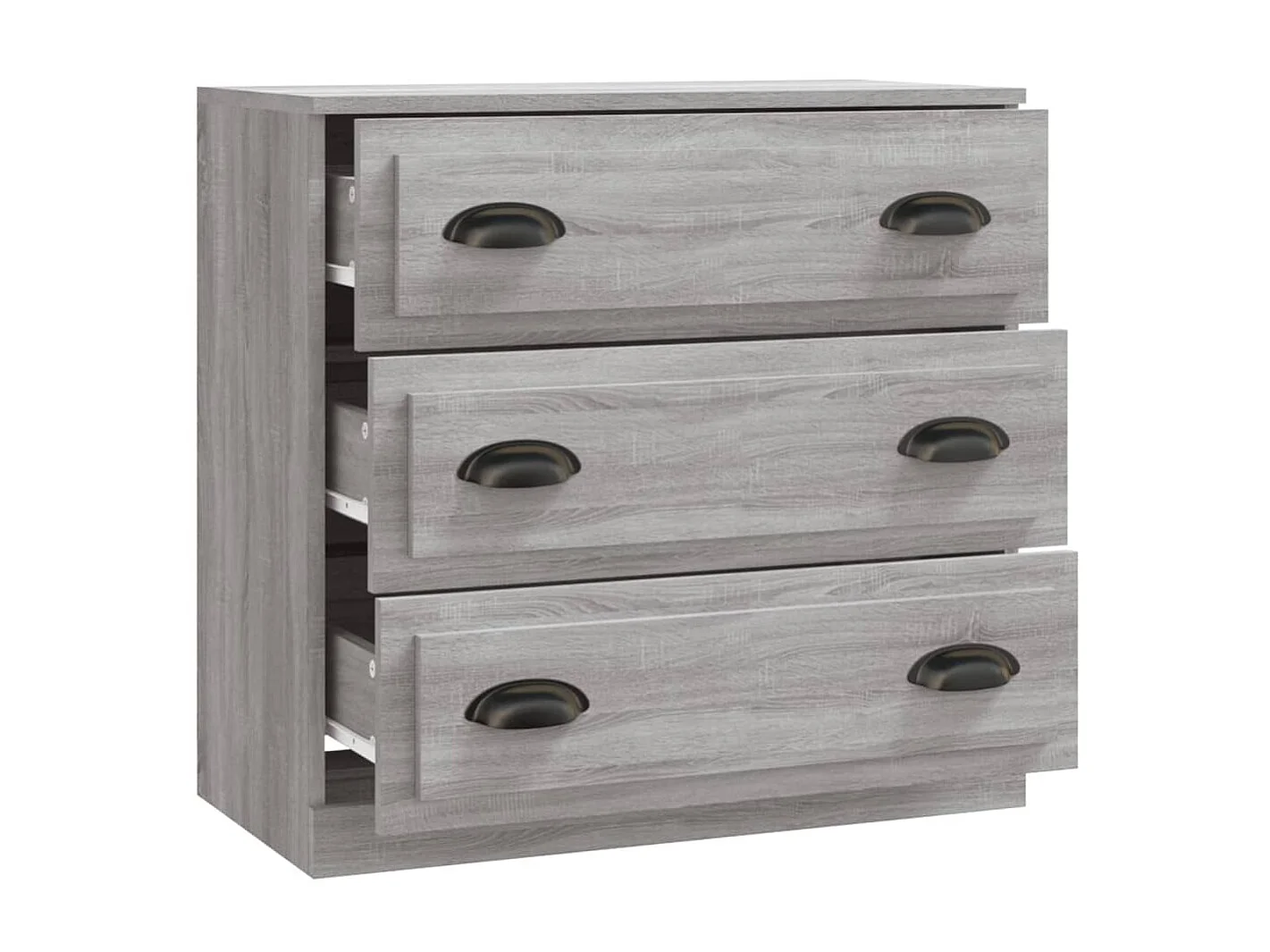Buffet sonoma gris 70x35,5x67,5 cm bois d'ingénierie EGER88241