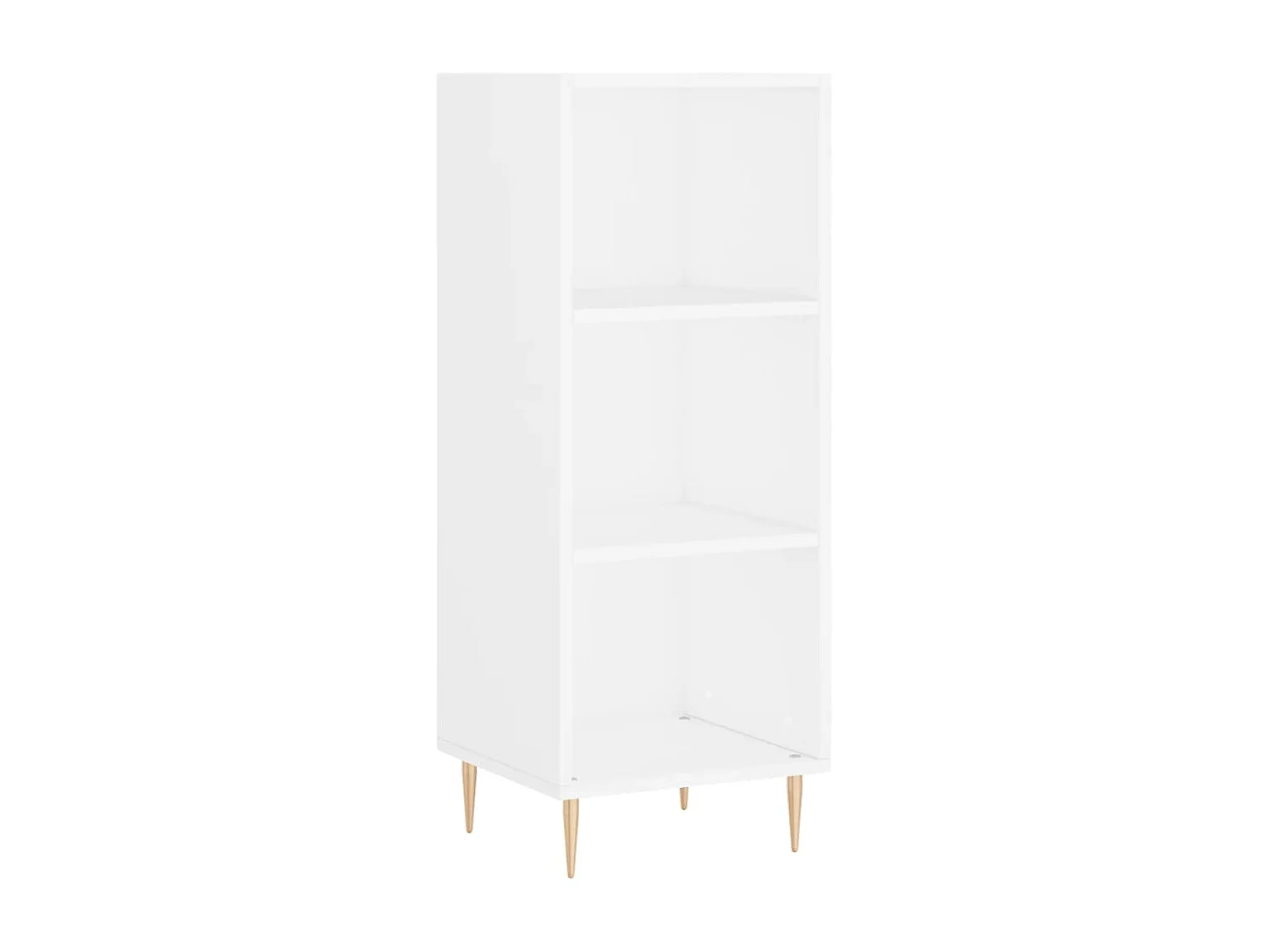 Aparador de madera de ingeniería blanco 34,5x32,5x90 cm ES54258