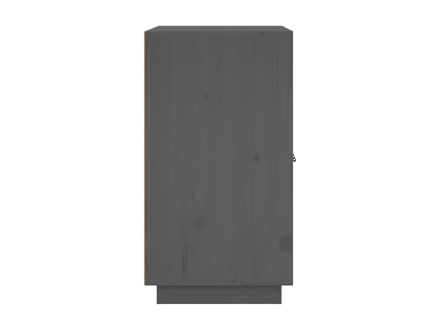 Buffet Gris 65,5x40x75 cm Bois massif de pin EGER95730