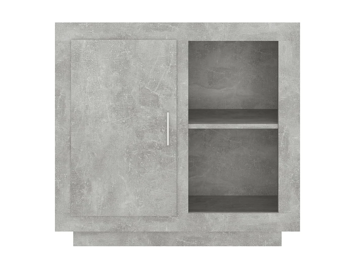 Aparador 80x40x75 cm cinza cimento PT421959