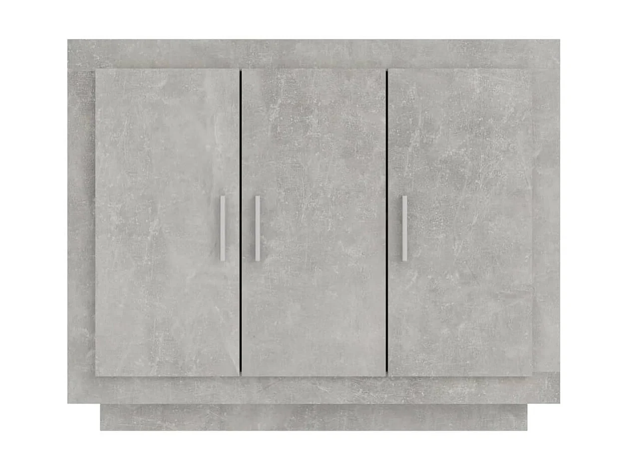 Buffet Gris béton 92x35x75 cm Bois d'ingénierie EGER10537