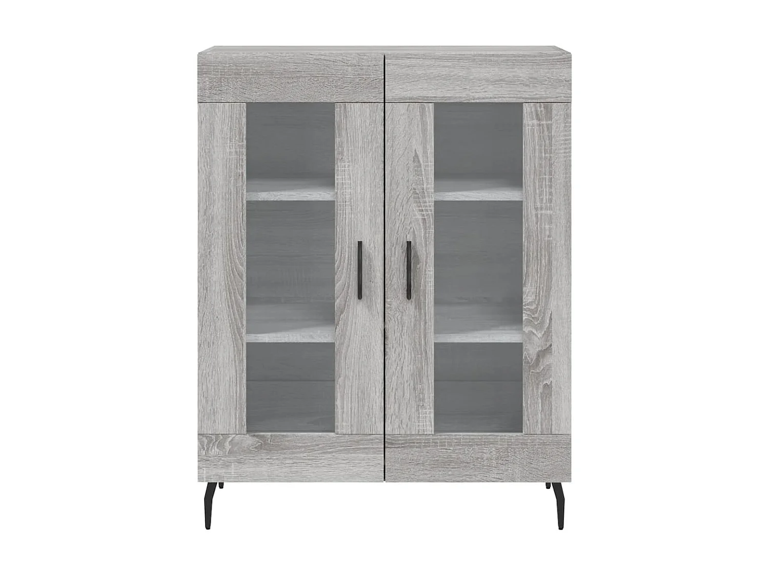 Buffet sonoma gris 69,5x34x90 cm bois d'ingénierie QWE97095