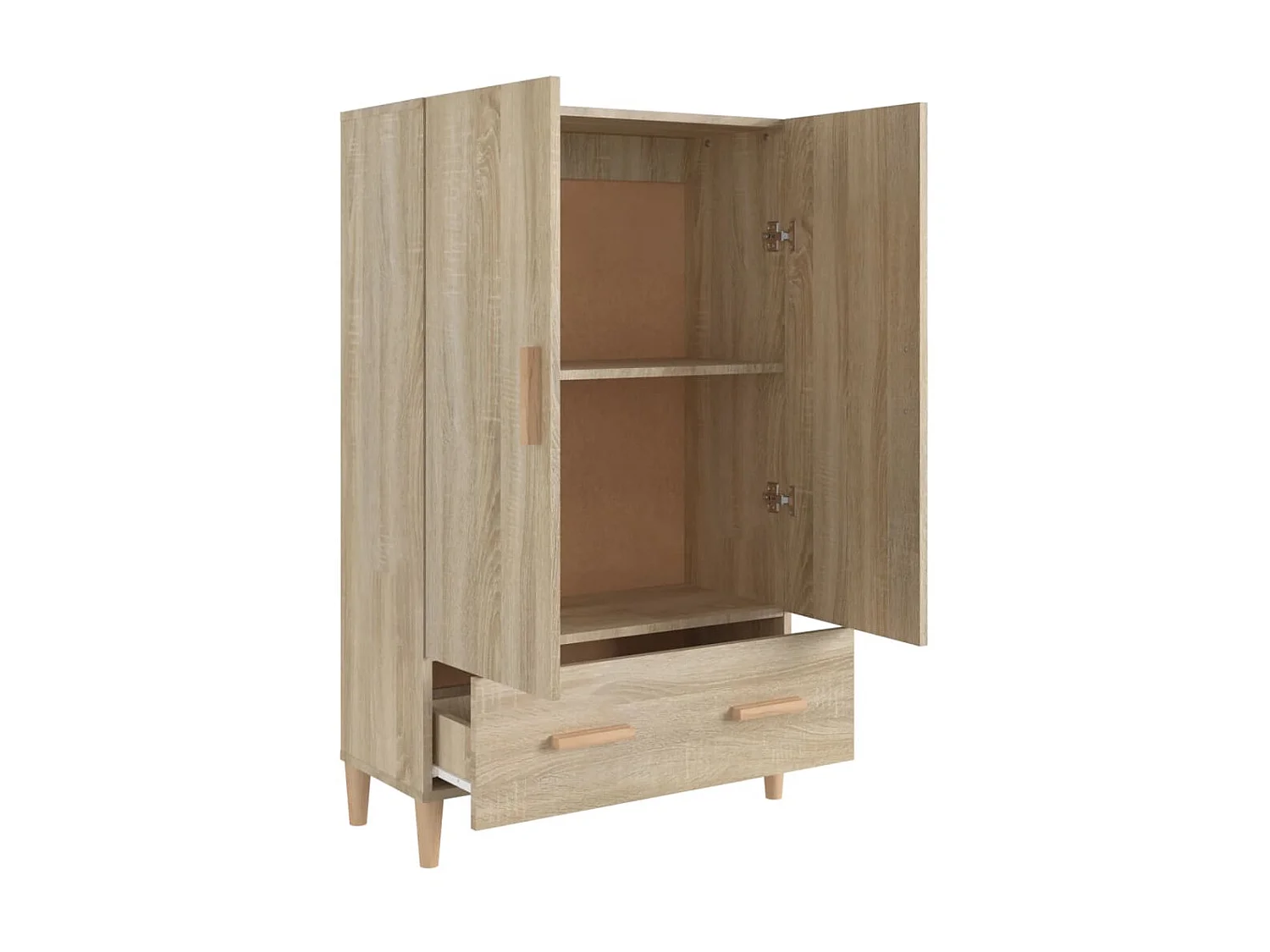 Buffet haut Chêne sonoma 70x31x115 cm Bois d'ingénierie EGER53123