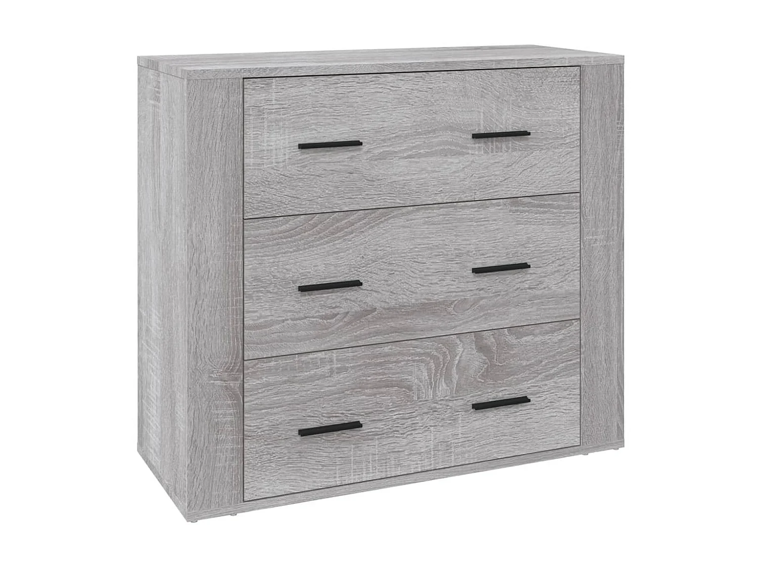 Buffet Sonoma gris 80x33x70 cm Bois d'ingénierie EGER46649