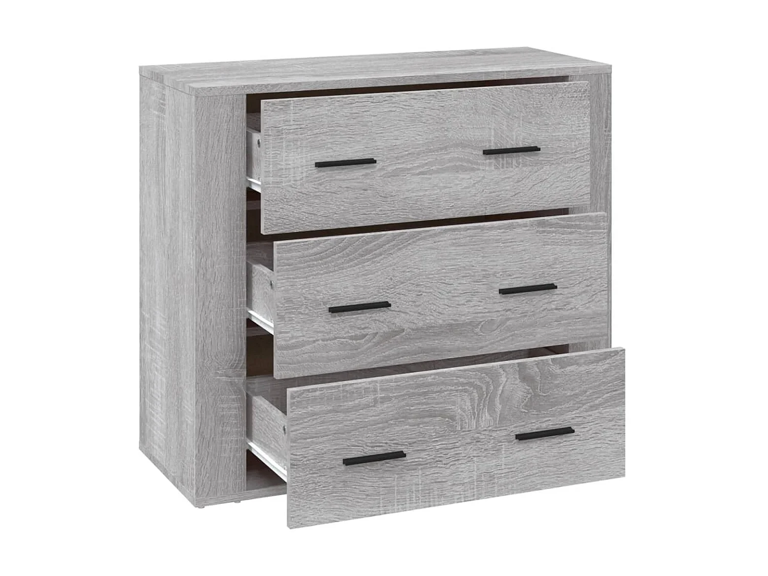 Buffet Sonoma gris 80x33x70 cm Bois d'ingénierie EGER46649