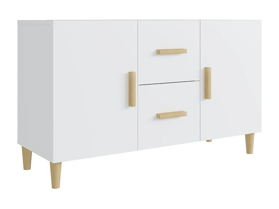 Buffet blanc 100x36x60 cm bois d'ingénierie EGER45038
