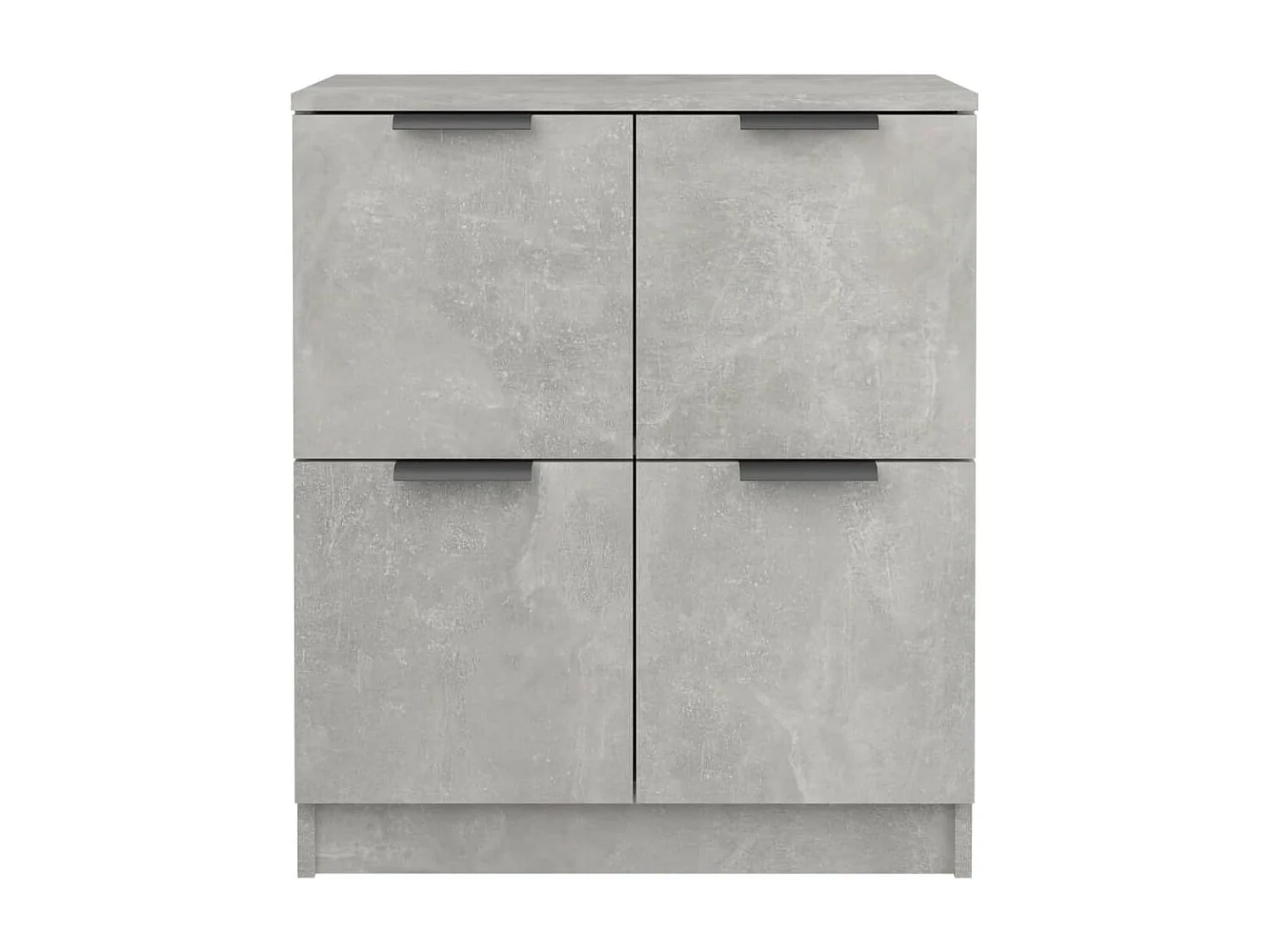 Buffets 2 pcs Gris béton 60x30x70 cm Bois d'ingénierie EGER99913