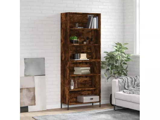 Kauf Unique Highboard,Kommode Räuchereiche 69,5x32,5x180 cm Holzwerkstoff -gkd773320